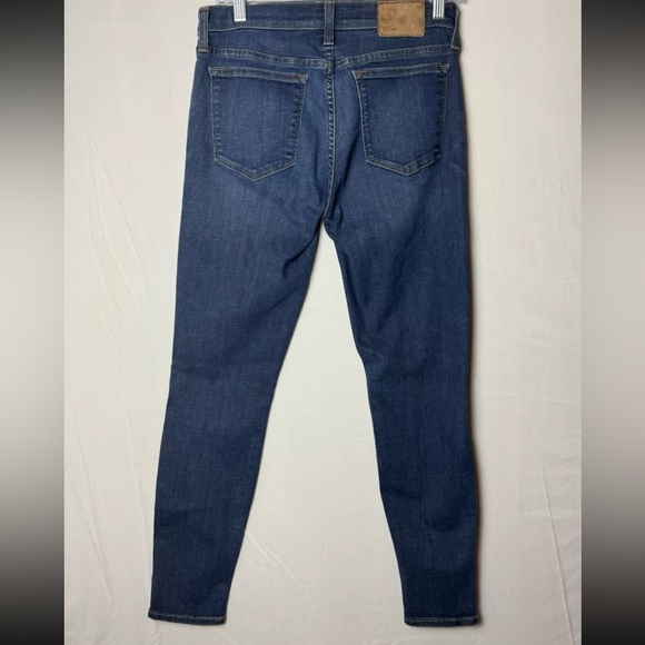 J. Crew Women's Blue Toothpick Jeans - Picture 5 of 10